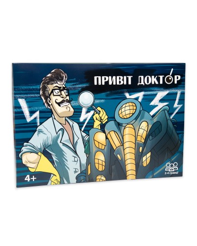 Настільна гра Strateg Привіт доктор бродилка українською мовою (30779)